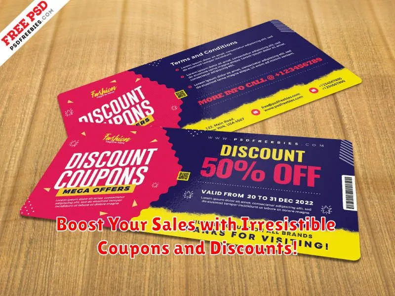 Boost Your Sales with Irresistible Coupons and Discounts!