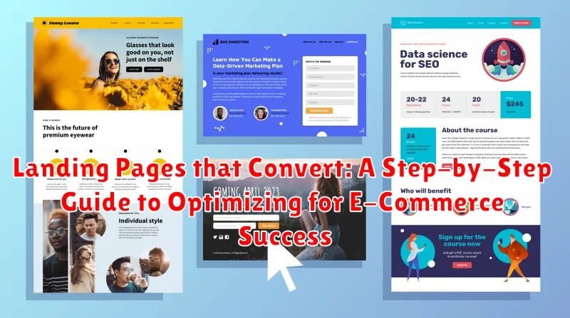 Landing Pages that Convert: A Step-by-Step Guide to Optimizing for E-Commerce Success