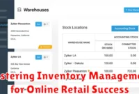 Mastering Inventory Management for Online Retail Success Mastering Inventory Management for Online Retail Success