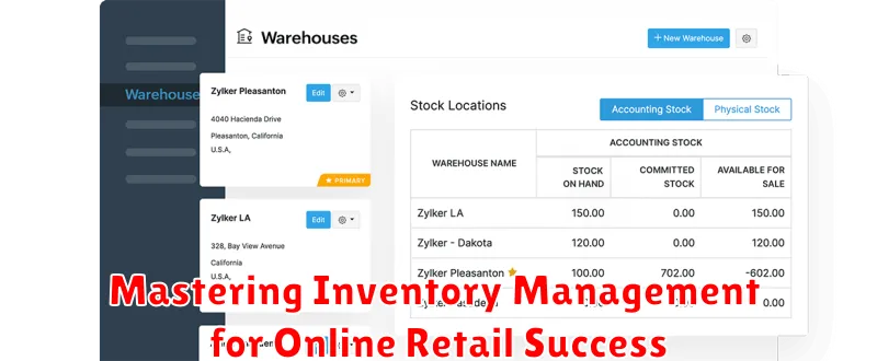 Mastering Inventory Management for Online Retail Success