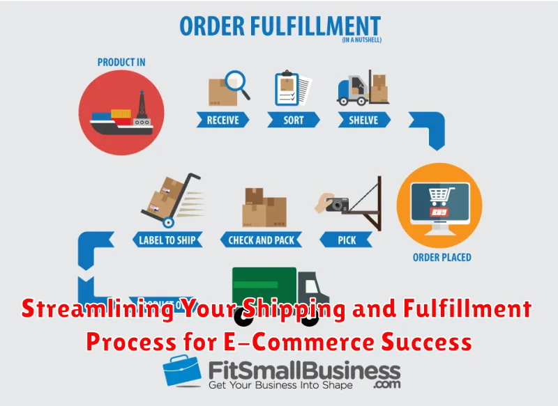 Streamlining Your Shipping and Fulfillment Process for E-Commerce Success