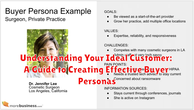 Understanding Your Ideal Customer: A Guide to Creating Effective Buyer Personas